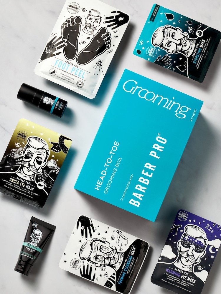 BARBER PRO Head-to-Toe Grooming Box (worth £49) - Image 1 of 1 BARBER PRO Head-to-Toe Grooming Box (worth £49) - Image 1 of 1
