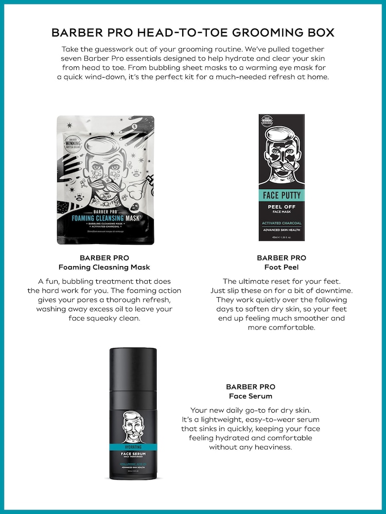 BARBER PRO Head-to-Toe Grooming Box (worth £49) - Image 2 of 3 BARBER PRO Head-to-Toe Grooming Box (worth £49) - Image 2 of 3