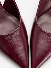 Boden Purple Hope Slingback Kitten Heels - Image 4 of 5