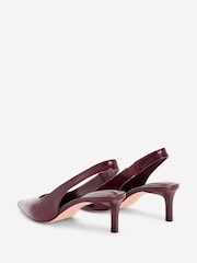 Boden Purple Hope Slingback Kitten Heels - Image 5 of 5