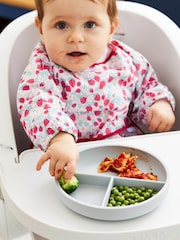 JoJo Maman Bébé Pink Strawberry Deluxe Sleeved Bib - Image 3 of 4