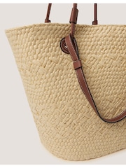 Monsoon Natural Callie Thorpe x Straw Tote Bag - Image 3 of 5