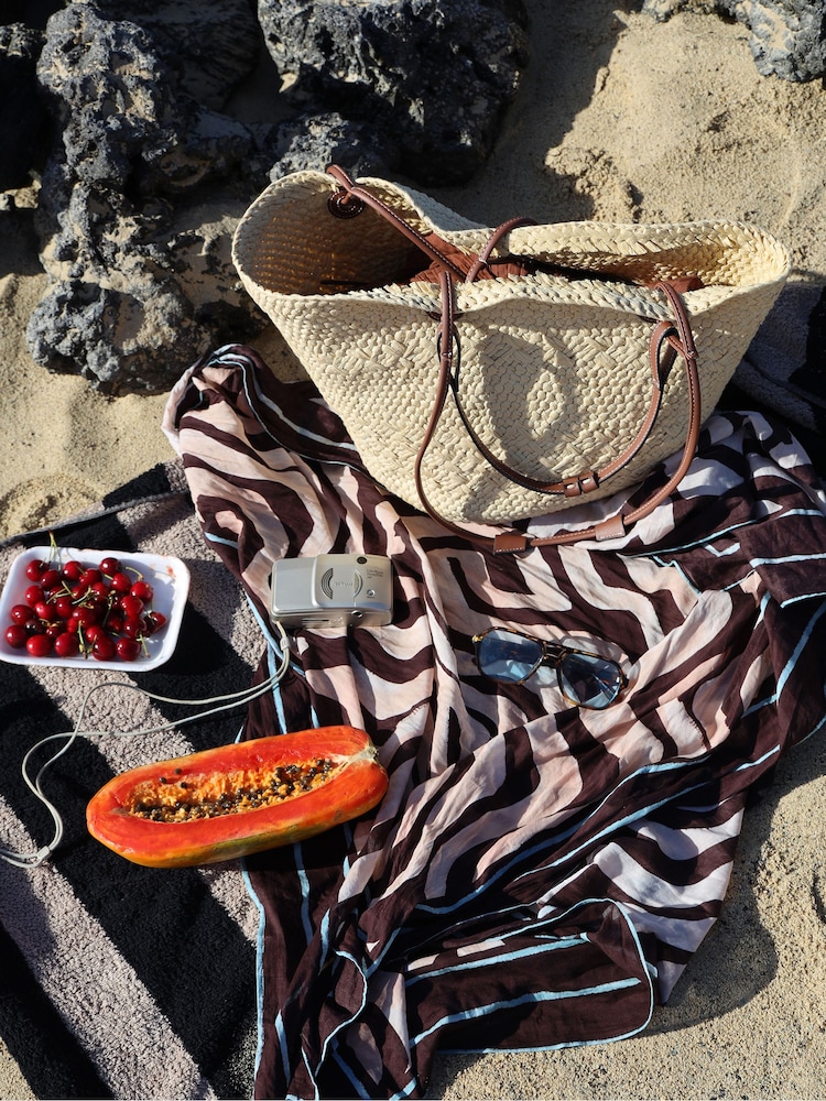 Monsoon Natural Callie Thorpe x Straw Tote Bag - Image 5 of 5 Monsoon Natural Callie Thorpe x Straw Tote Bag - Image 5 of 5