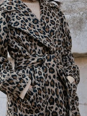 Albaray Brown Animal Coat - Image 4 of 7