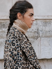 Albaray Brown Animal Coat - Image 6 of 7