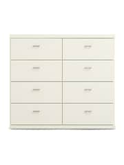 Wiemann Peyton White 8 Drawer Glass Chest - Image 2 of 2