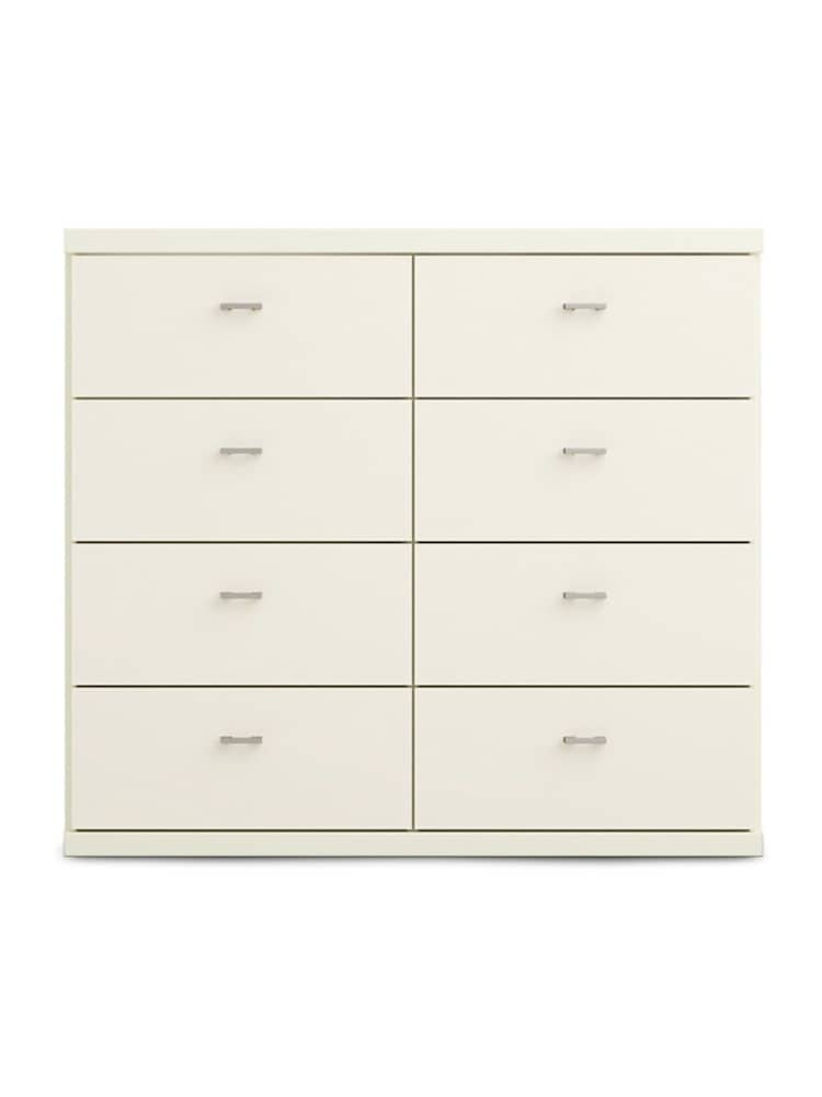 Wiemann Peyton White 8 Drawer Glass Chest - Image 2 of 2