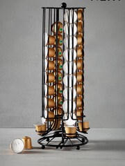 Black Moderna Wire Rotating Coffee Pod Storage - Image 1 of 1