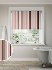 Red Chindi Made to Measure Roller Blind - Image 1 of 6