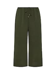 Evans Green Wide Leg Trouser - Image 5 of 5