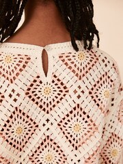 Peach Pink Crochet Jumper (3-16yrs) - Image 4 of 4