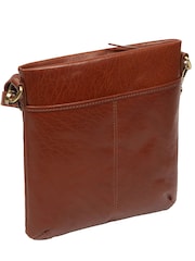 Conkca Brown 'Dove' Leather Cross-Body Bag - Image 4 of 6