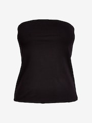 Black Cotton Rich Bandeau Boobtube Top - Image 5 of 5