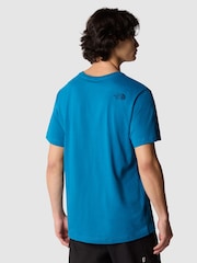 The North Face Mens Mountain Line kratek rokav; s kratkimi rokavi 100% bombažna majica - Slika 2 iz 5