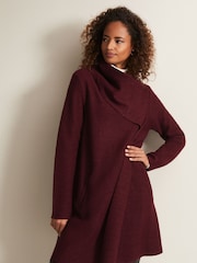 Phase Eight Red Knit Bellona Coat - Image 1 of 6