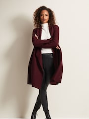 Phase Eight Red Knit Bellona Coat - Image 3 of 6