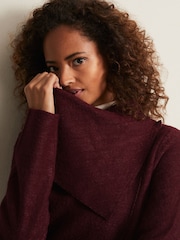 Phase Eight Red Knit Bellona Coat - Image 5 of 6