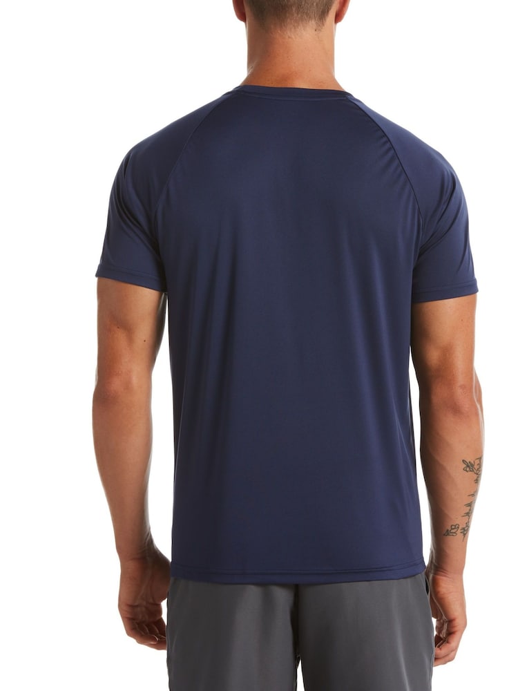 Nike Blue Short Sleeve Hydroguard Sun Safe Rash Vest - Image 2 of 4