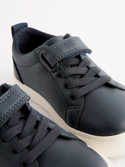 Navy Standard Fit (F) Touch Fastening Elastic Lace Trainers - Image 5 of 5