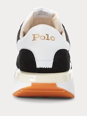 Polo Ralph Lauren Train 89 Suede & Oxford Trainer - Image 6 of 9