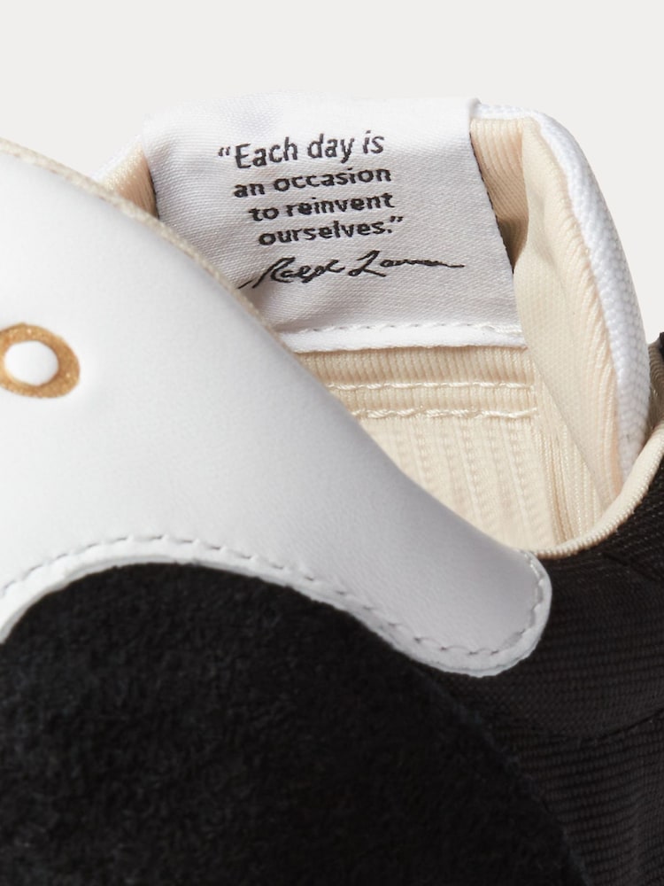 Polo Ralph Lauren Train 89 Suede & Oxford Trainer - Image 9 of 9