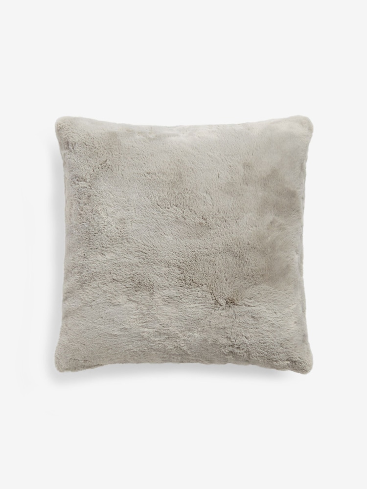 Soft To Touch Plush Faux Fur Cushion - Image 5 of 5