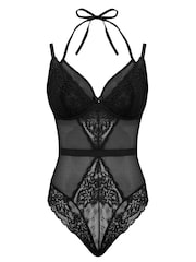 Pour Moi Black Suspense Underwired Bodysuit - Image 6 of 7