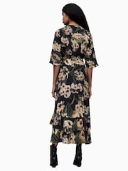 AllSaints Green Delana Francoise Dress - Image 2 of 7
