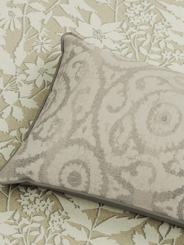 Bedeck of Belfast Cream Atiya Cushion - Image 1 of 4 Bedeck of Belfast Cream Atiya Cushion - Image 1 of 4