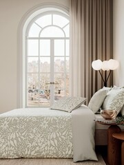 Bedeck of Belfast Cream Atiya Cushion - Image 3 of 4