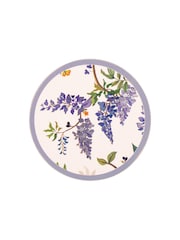 Cath Kidston Purple Wisteria Round Placemat & Coaster Set 4 Pack - Image 4 of 4