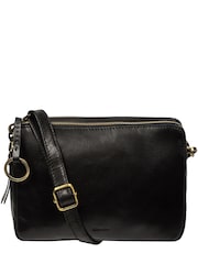 Conkca Black 'Robin' Leather Cross-Body Bag - Image 3 of 6