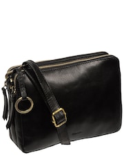 Conkca Black 'Robin' Leather Cross-Body Bag - Image 4 of 6