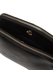 Conkca Black 'Robin' Leather Cross-Body Bag - Image 5 of 6