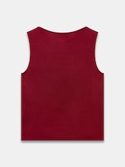 Mint Velvet Red Drape Detail Top - Image 7 of 7