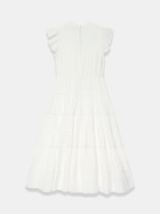 Mint Velvet White Cotton Tiered Maxi Dress - Image 8 of 8