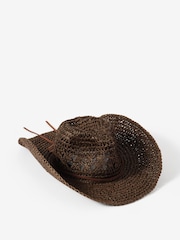 Sombrero vaquero de tejido de Mint Velvet - Imagen 2 de 5