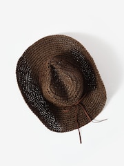 Sombrero vaquero de tejido de Mint Velvet - Imagen 4 de 5