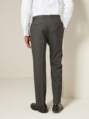 Grey Puppytooth Regular Fit Check Smart Trousers - Image 3 of 8