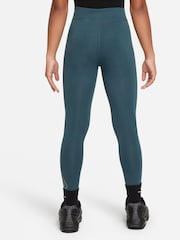 Nike Green Shine High-Waisted Leggings - Image 2 of 4