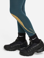 Nike Green Shine High-Waisted Leggings - Image 3 of 4