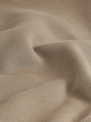 Stone Natural Regular Fit Jersey Cotton Rich Overhead Hoodie - Image 9 of 10