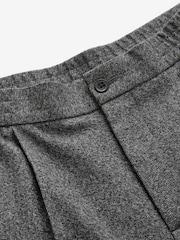 Grey Smart Textured Jogger Trousers - Image 9 of 11