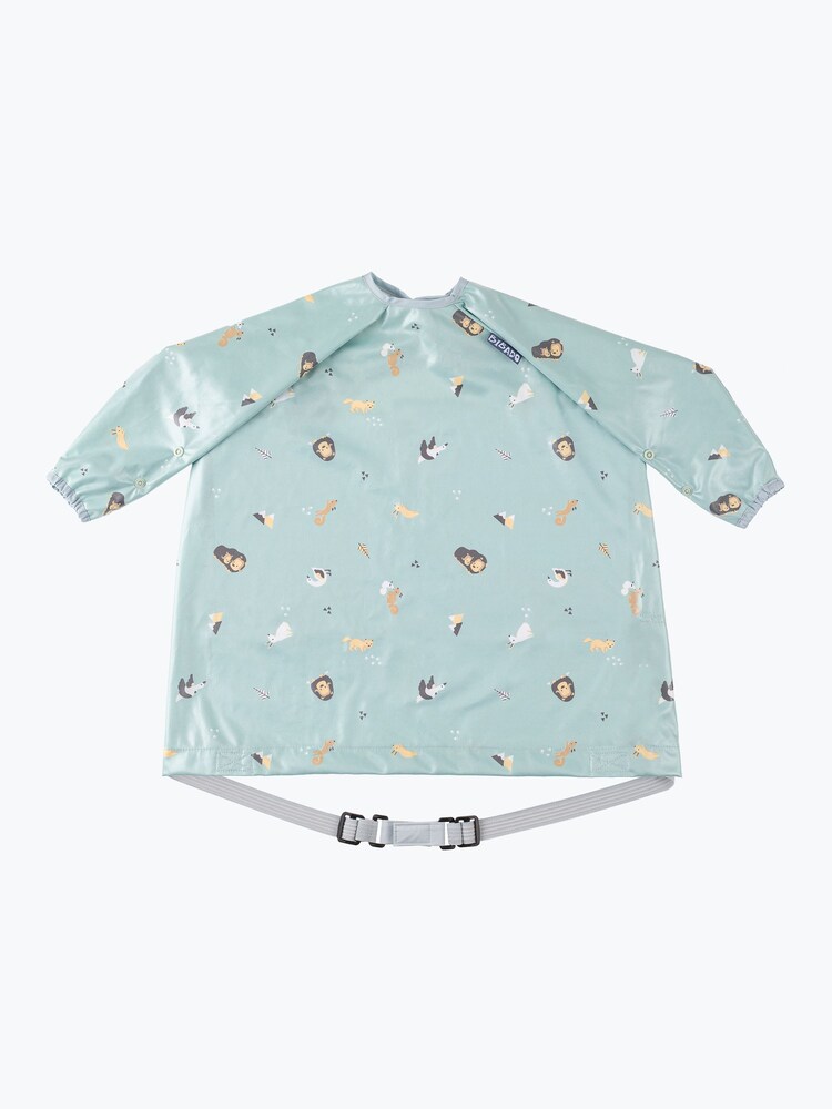 Bibado Blue Coverall Attachable Weaning Bib: Arctic Amigos - Image 2 of 5