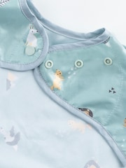 Bibado Blue Coverall Attachable Weaning Bib: Arctic Amigos - Image 4 of 5