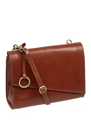 Conkca Brown 'Heron' Leather Cross-Body Bag - Image 5 of 6