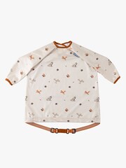 Bibado Cream Coverall Attachable Weaning Bib: Forest Friends - Image 3 of 4