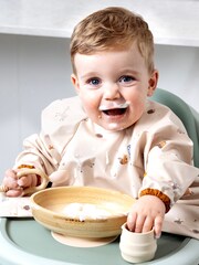 Bibado Viscose Suction Bowl: Fawn - Image 1 of 6
