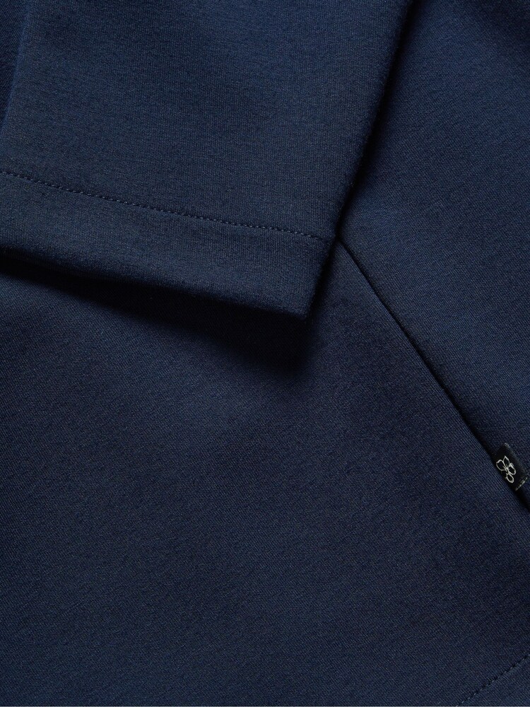 Ted Baker Blue Regular Fit Half Zip Sweat Top - Image 5 of 5