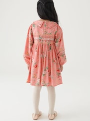 Laura Ashley Pink Long Sleeve Floral Prom Dress - Image 2 of 8